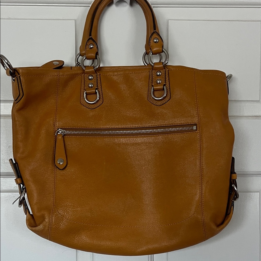 Coach Leather Satchel - Picture 7 of 13